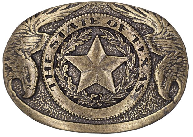 The State of Texas  Buckle/Gesp