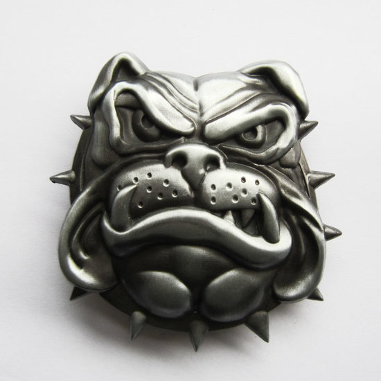 Bulldog Face as Riem Buckle/Gesp