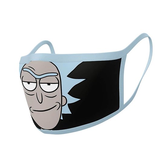 Rick and Morty Face Mask 2 Pack