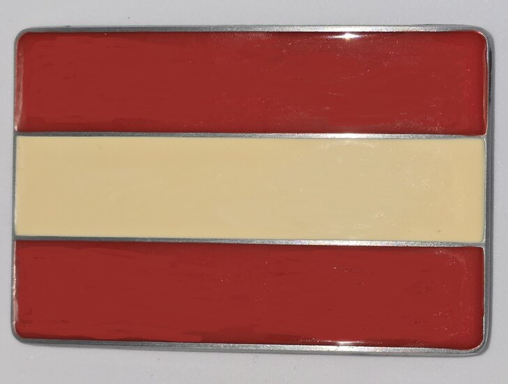 Oostenrijkse Vlag Riem Buckle/Gesp