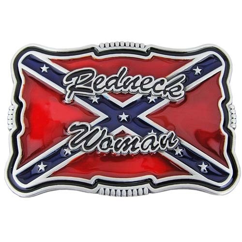 Redneck Woman Confederate Vlag Riem Buckle/Gesp