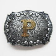 Letter P Initiaal Riem Buckle/Gesp