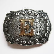 Letter E Initiaal Riem Buckle/Gesp