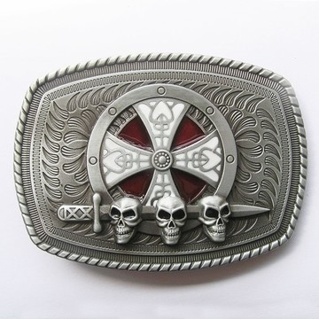 Celtic Schild Schedel en Zwaard Riem Buckle/Gesp