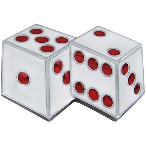 Double Dice - Wit/Rood - Riem Buckle/Gesp