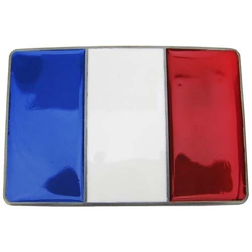 Franse Vlag Riem Buckle/Gesp