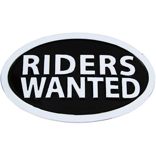 Riders Wanted Chroom Ovale Riem Buckle/Gesp