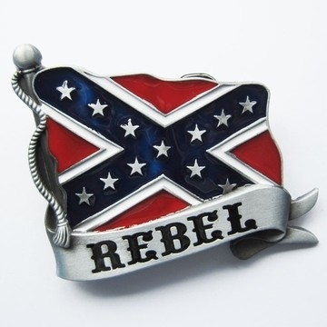 Rebel Western Vlag Banner Riem Buckle/Gesp 