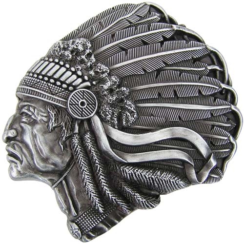 Indianen Verentooi Western Metal Riem Buckle/Gesp