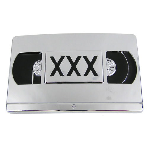 Tape Cassette XXX Chroom Riem Gesp/Buckle