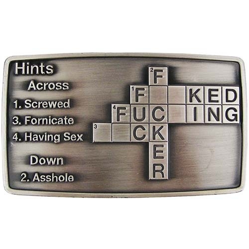 Hints Across F*ck Riem Buckle/Gesp