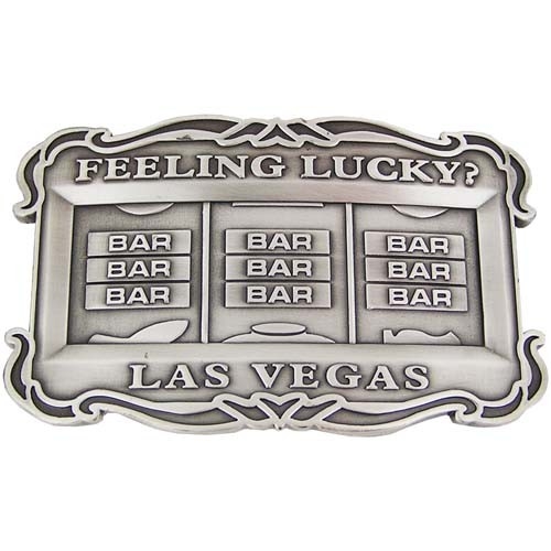 Jackpot Feeling Lucky Metal Riem Buckle/Gesp