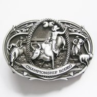 Western Rodeo Championship Cowboy blanco Riem Buckle/gesp