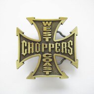 West Coast Cross rood  Cross Koper Riem Buckle/Gesp 