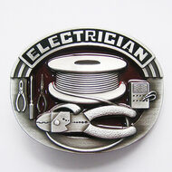 Electricien Metal Embleem rood Riem Buckle/Gesp 