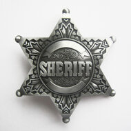 Vintage Western Sheriff Riem Buckle/Gesp