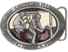  The American Plumber Buckle/Gesp