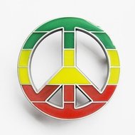 Peace - Teken - Riem Buckle/Gesp