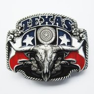 Texas State Flag Longhorn Riem Buckle/Gesp 