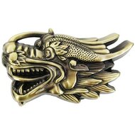 Chinese Drakenkop Brons Riem Buckle/Gesp