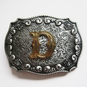 Letter D Initiaal Riem Buckle/Gesp