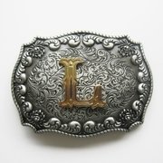 Letter L Initiaal Riem Buckle/Gesp