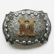 Letter M Initiaal Riem Buckle/Gesp