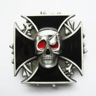 Iron Cross - Schedel - Riem Buckle/Gesp