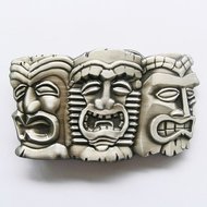 Tribal Tiki Tiki Maskers Riem Buckle/Gesp