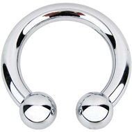 Piercing - Open - Chroom - Riem Buckle/Gesp