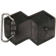 Double Dice Zwart/Wit Riem Buckle/Gesp