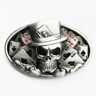 Dice Skull Tattoo Riem Buckle/Gesp