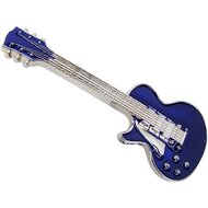 Gitaar Blauw Chroom Riem Buckle/Gesp