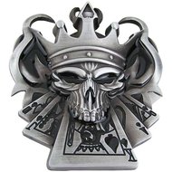 King Skull Poker Riem Buckle/Gesp