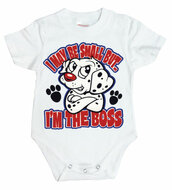 I May Be Small But... - I,m The Boss - Wit Baby Romper 