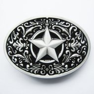 Southwest - Star - Black Riem Buckle/Gesp