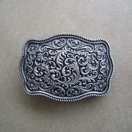 Flower Pattern Original Western Riem Gesp/Buckle