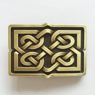 Celtic Cross Knot Vintage Brons Riem Buckle/Gesp