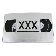 Tape Cassette XXX Chroom Riem Gesp/Buckle