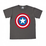 Captain America Shield Marvel Grijs Heren easy-fit T-shirt