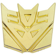 Transformers Decepticons Goudkleur Riem Buckle/Gesp 