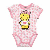 Smiley - Meisje Baby Romper 