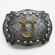 Letter U Initiaal Riem Buckle/Gesp