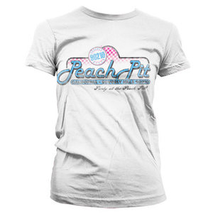 Peach Pit Dames Wit T Shirt